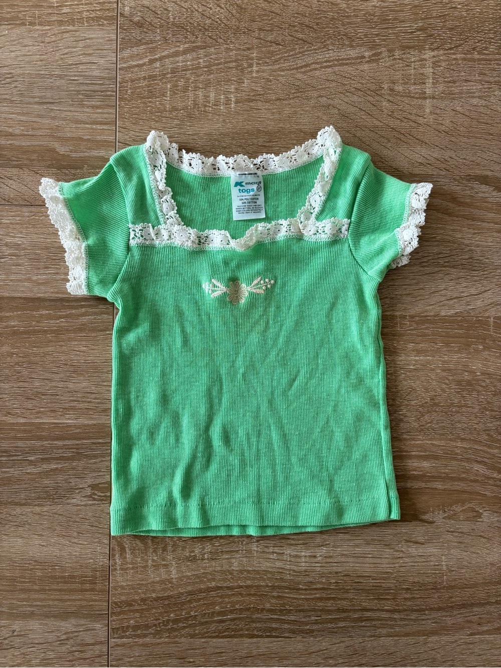 Vintage Kmart Togs baby doll girls top size 3T